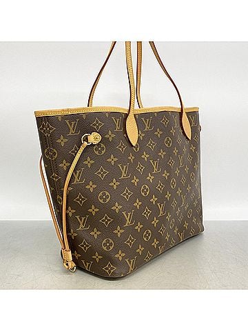 Louis Vuitton Louis Vuitton Monogram Neverfull MM Tote Bag M40156 Brown (Women's) (view 2)