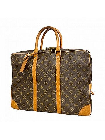 Louis Vuitton Louis Vuitton Monogram Portedocuments Voyage Bag M53361 Brown Men's (view 1)