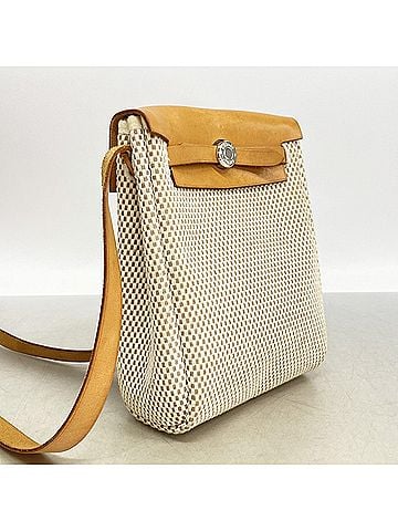 Hermès Hermes Shoulder Bag Herbag TPM Toile GM Natural ?H Stamp Women's (view 2)