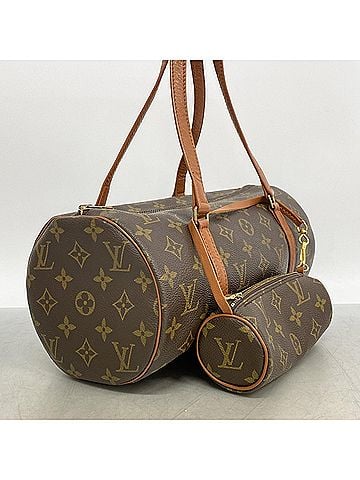 Louis Vuitton Louis Vuitton Monogram Papillon 30 Handbag M51385 Brown Women's (view 2)