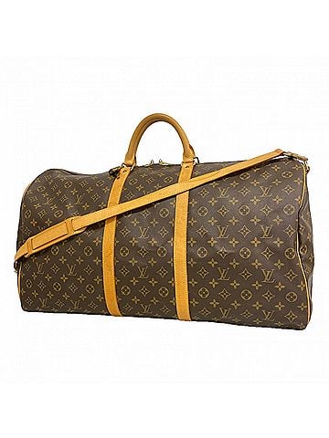 Louis Vuitton Louis Vuitton Bags - Boston Monogram Keepall Bandoulière 60 M41412 Brown Men's &amp; Women's (view 1)