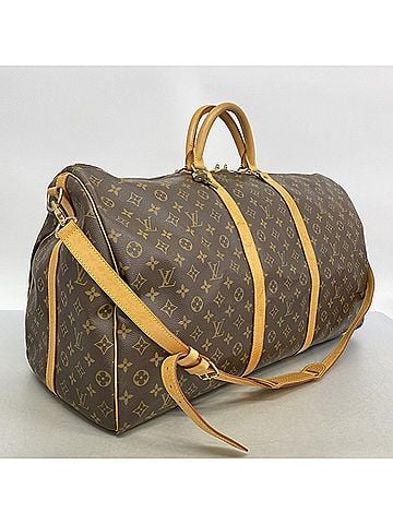 Louis Vuitton Louis Vuitton Bags - Boston Monogram Keepall Bandoulière 60 M41412 Brown Men's &amp; Women's (view 2)