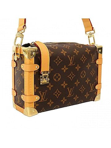 Louis Vuitton Louis Vuitton Monogram Side Trunk MM Handbag M46358 Brown 2-way bag for women (view 2)