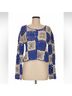 Zara Graphic Blue Ivory Sweater Vest Size M - photo 7