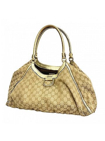 Gucci Gucci GG Canvas Abbey Tote Bag 189835 Light Brown Champagne Women's (view 1)