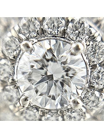 Tiffany & Co. Tiffany &amp; Co. Soleste Earrings, Platinum, Melee Diamond Pt950, Diamond, Women's (view 2)