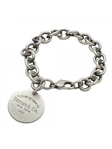 Tiffany & Co. Tiffany &amp; Co. Return to Circle Bracelet, Sterling Silver 925, Women's, OP010386 (view 1)