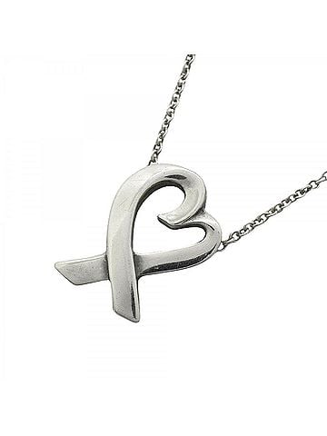 Tiffany & Co. Tiffany &amp; Co. Loving Heart Necklace, Sterling Silver 925, Women's, OP002685 (view 1)
