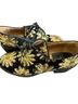 Laurence Dacade Floral Black Gold Flats Size 10 - photo 6