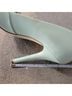 BCBGeneration 100% Leather Green Heels Size 6 - photo 8