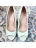 BCBGeneration 100% Leather Green Heels Size 6 - photo 9