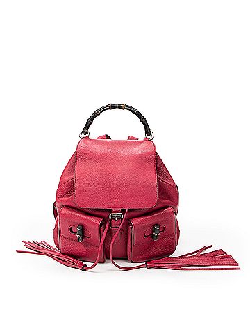 Gucci Medium Bamboo Tassel Backpack (view 1)