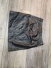 Diane von Furstenberg Black Leather Skirt Size 4 - photo 6