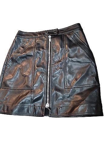 Diane von Furstenberg Leather Skirt (view 2)