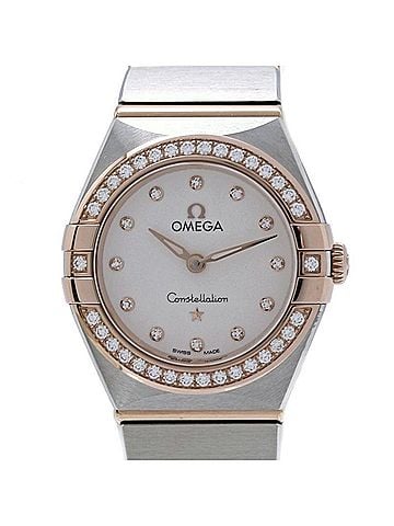 Omega OMEGA Constellation Manhattan Diamond Bezel 131.25.25.60.52.001 Women's Watch SS x 18K Sedna Gold 40504 (view 2)