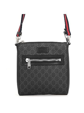 Gucci Gucci GG Supreme Shoulder Bag, Small Handbag 523599, GUCCI for Men, Black, (view 1)