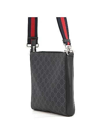 Gucci Gucci GG Supreme Shoulder Bag, Small Handbag 523599, GUCCI for Men, Black, (view 2)