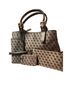 Dooney & Bourke Print Gray Black Leather Tote One size - photo 2