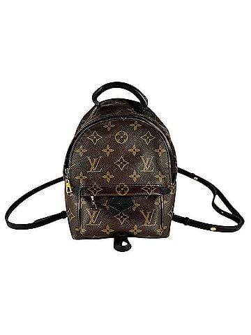 Louis Vuitton Louis Vuitton LOUIS VUITTON Backpack Monogram Palm Springs MINI Canvas Brown Women's M44873 z10386 (view 1)