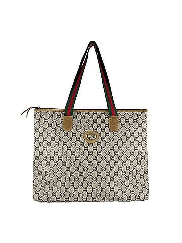 Gucci Gucci GG Plus Supreme Canvas Shoulder Bag/Tote Bag, Brown/Gold, Men's/Women's, z10398 (view 1)