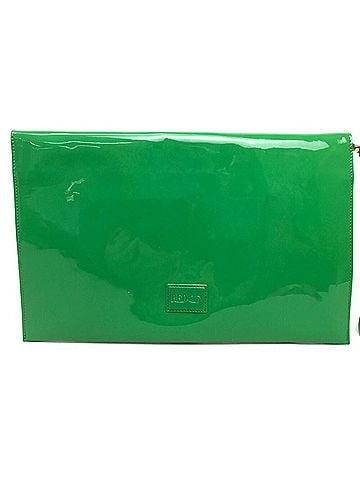 Valentino VALENTINO Red Valentino Patent Leather Clutch Bag with Strap, Green, for Women (view 2)