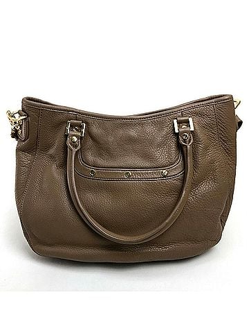Tory Burch Tory Burch Tote Bag Handbag Shoulder Leather Women's Brown (view 2)