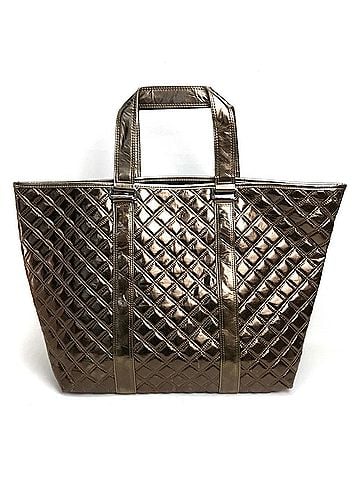 Marc Jacobs MARC JACOBS Quilted Tote (M size) Not for sale bag Nylon Women's Bronze (view 2)