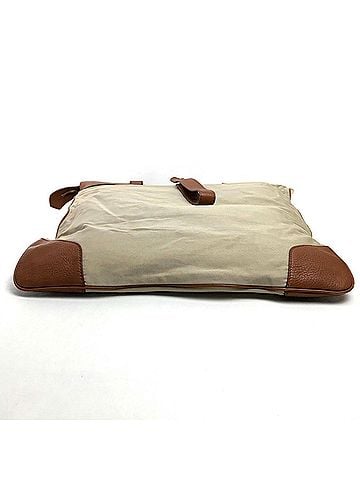 Burberry BURBERRY Shoulder Tote Bag Canvas Leather Beige Men's Women's (view 2)