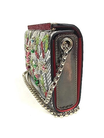 Christian Louboutin Christian Louboutin Cherry Pattern Studded Bag Chain Shoulder Leather Women's Multicolor White (view 2)