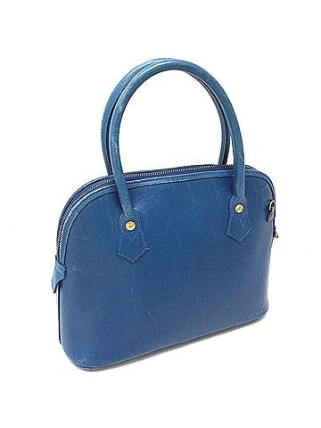 MCM MCM metal shoulder bag handbag leather ladies blue (view 2)