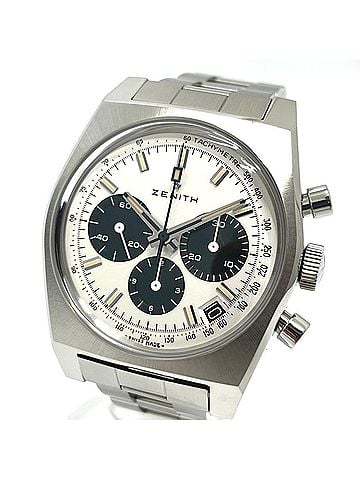 Zenith ZENITH 3.L384.400 Lupin the Third 2nd Edition Japan Limited 200 Pieces Revival A384 Chronomaster Watch Stainless Steel Men's Silver (view 2)