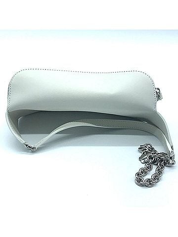 FURLA FURLA Studded Isola Chain Waist Bag Body Leather Women's White x (view 2)