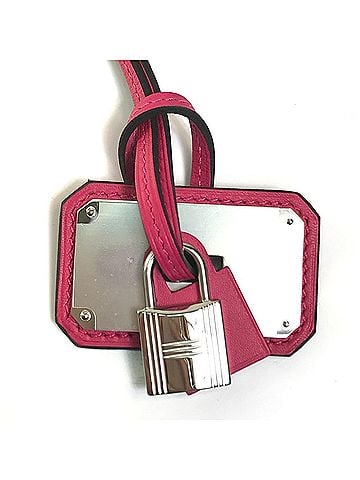 Hermès HERMES O'Kelly GM Pendant Necklace Swift Leather Women's Pink G-220125-25 (view 1)