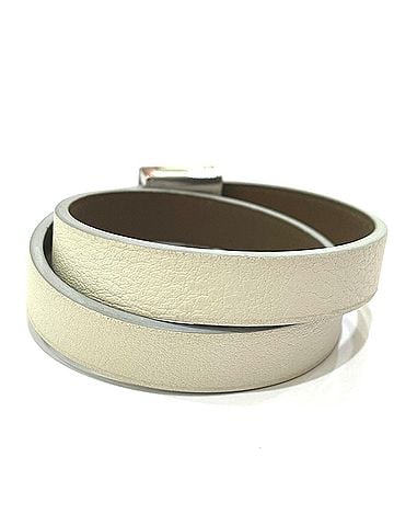 Hermès HERMES Medor Infinie Double Tour Bracelet Swift Women's White (view 2)
