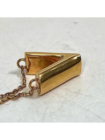 Louis Vuitton LOUIS VUITTON M61077 LV&amp;ME Initial "V" Necklace GP Women's Gold (view 2)