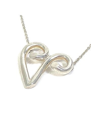 Tiffany & Co. TIFFANY&amp;Co. Tiffany V Initial Paloma Picasso Accessory Pendant Necklace SV925 Women's Silver (view 1)