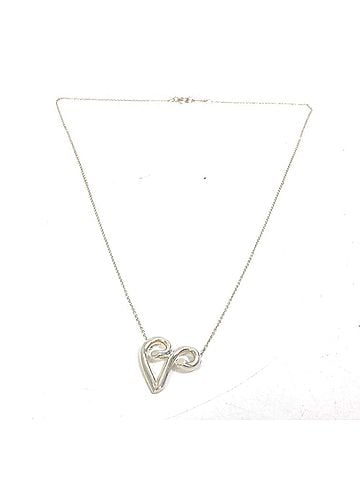 Tiffany & Co. TIFFANY&amp;Co. Tiffany V Initial Paloma Picasso Accessory Pendant Necklace SV925 Women's Silver (view 2)