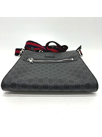 Gucci GUCCI 474137 GG Shoulder Bag Supreme Canvas Men's Black O-230509-1 (view 2)