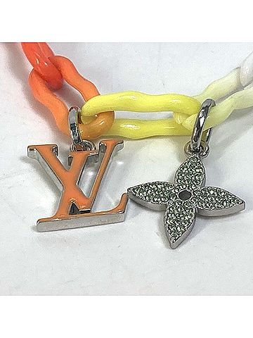 Louis Vuitton LOUIS VUITTON M00277 Watercolor Rainbow Charm Bracelet, Metal, Men's, Multicolor (view 2)