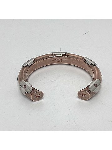 Louis Vuitton LOUIS VUITTON M64407 Monogram Jonque Daily Bracelet Bangle Metal Ladies Gold G-230725-22 (view 1)