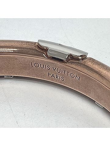 Louis Vuitton LOUIS VUITTON M64407 Monogram Jonque Daily Bracelet Bangle Metal Ladies Gold G-230725-22 (view 2)