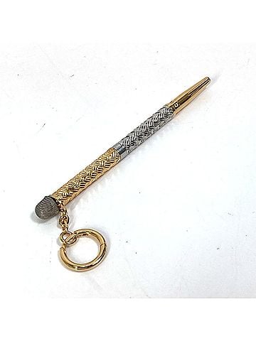 Fendi FENDI CHAOS Collaboration Scribble Pen Pen-shaped Earrings Metal Women's Silver (view 1)