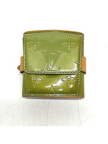 Louis Vuitton LOUIS VUITTON M91013 Monogram Vernis Lafayette Street Bangle Bracelet Women's Green (view 2)