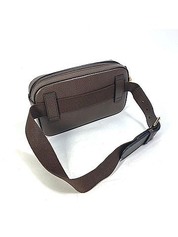 Gucci GUCCI 602695 Cross Belt Bag 100th Anniversary Shoulder Body Leather Men's Brown L-230928-1 (view 1)