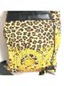 Versace Black Yellow VERSACE Leopard Backpack Leather Women's Yellow One size - photo 2