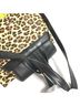 Versace Black Yellow VERSACE Leopard Backpack Leather Women's Yellow One size - photo 8