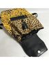 Versace Black Yellow VERSACE Leopard Backpack Leather Women's Yellow One size - photo 10