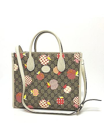 Gucci GUCCI 659983 GG Repomme 2-Way Handbag in Supreme Canvas, Beige (view 1)