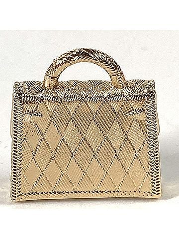 Hermès HERMES Hermes Pendant Necklace Curiosity Curiosite Permabrass Charm Metal Women's Gold E-240221-12 (view 2)
