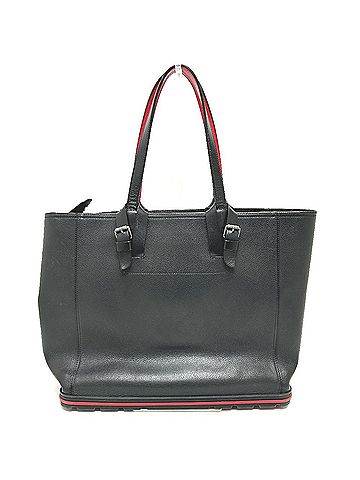 Christian Louboutin Christian Louboutin Logo Shoulder Bag Tote Leather Men's Black (view 2)